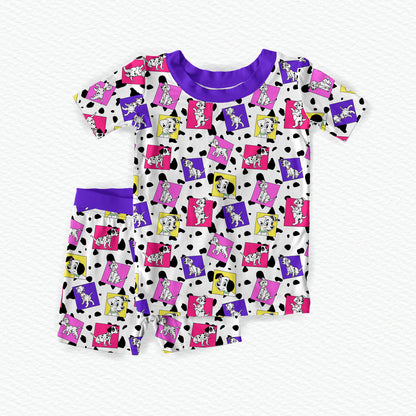 101 Dalmatians Bamboo Short Sleeve & Shorts Two Piece Pajama Set