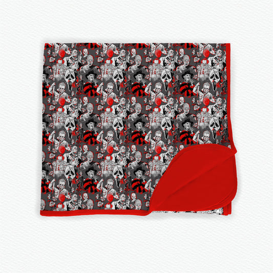 Monochrome Killers Double Layered Bamboo Blanket
