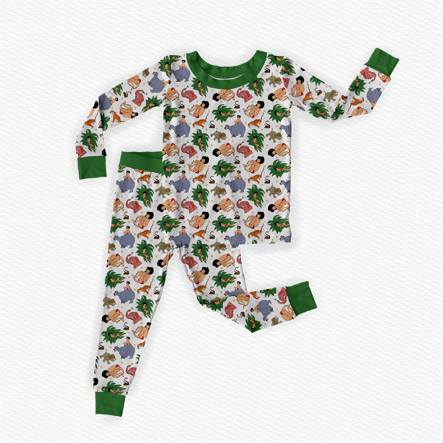 Jungle Book Bamboo Long Sleeve Two Piece Pajama Set