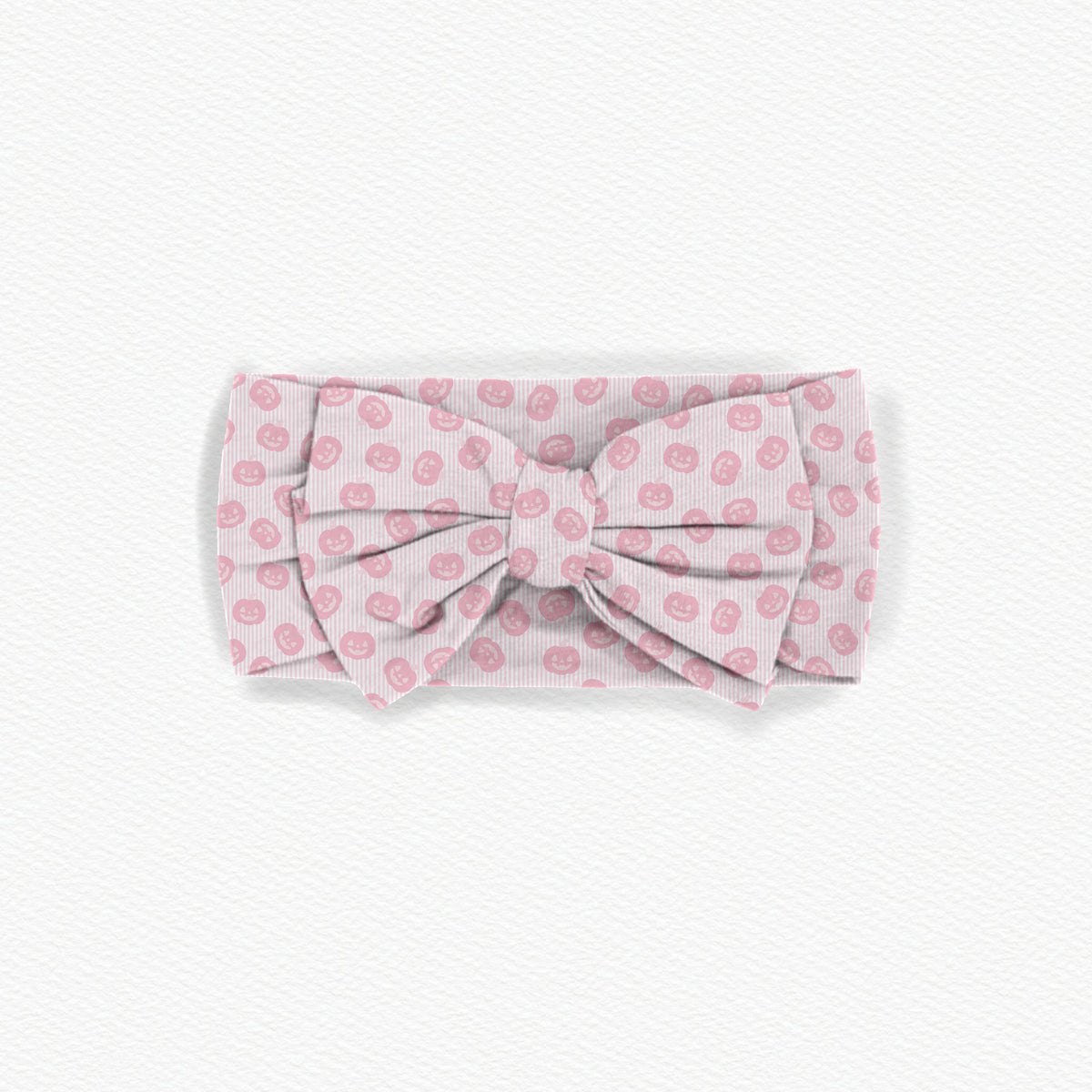 Pretty Little Pumpkins Bamboo Bow Headband