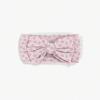 Pretty Little Pumpkins Bamboo Bow Headband