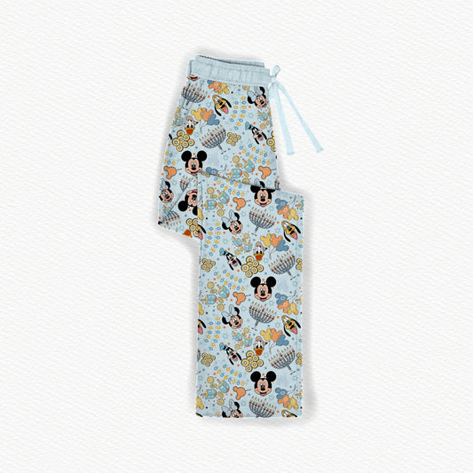 Love You A Latke Bamboo Adult Straight Leg Style Pants