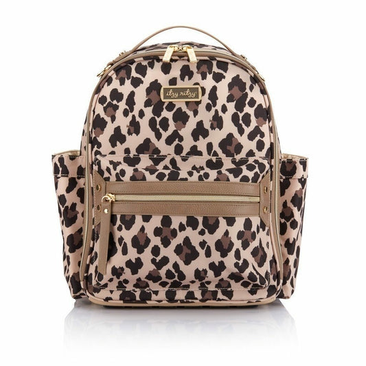 Itzy Ritzy Mini Diaper Bag Boss Backpack- Leopard