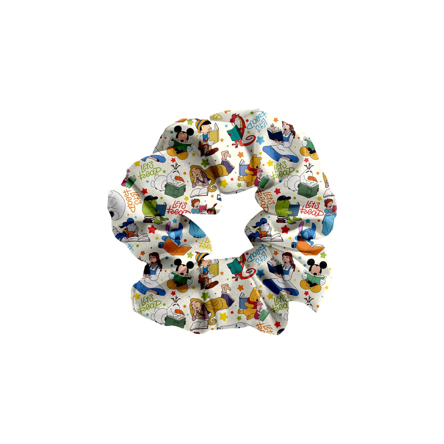 Let's Read Bamboo Scrunchie