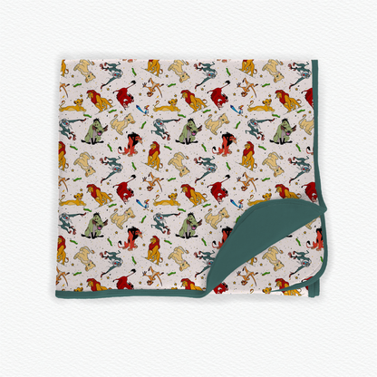 Lion King Double Layered Bamboo Blanket