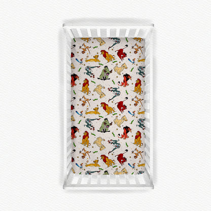 Lion King Bamboo Crib Sheet