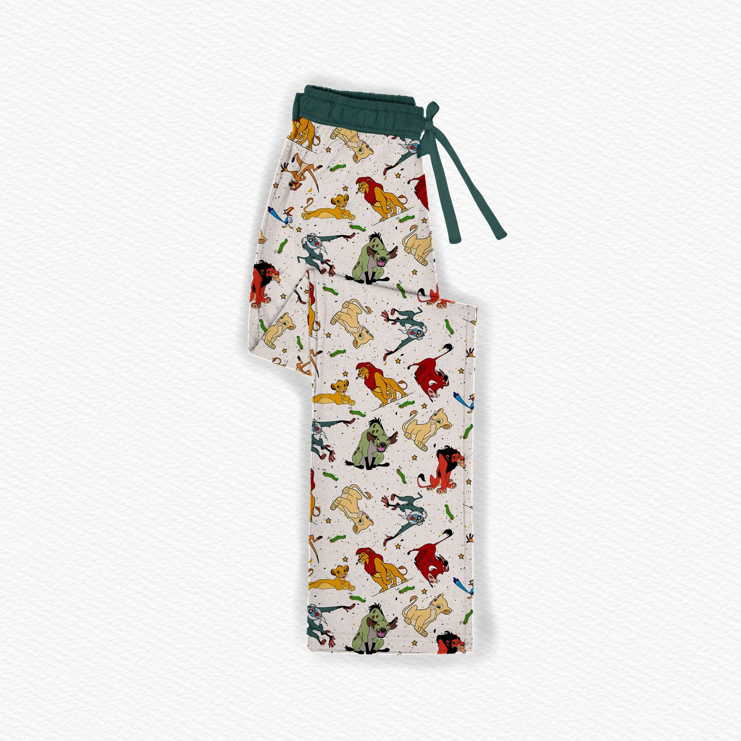 Lion King Bamboo Adult Straight Leg Style Pants