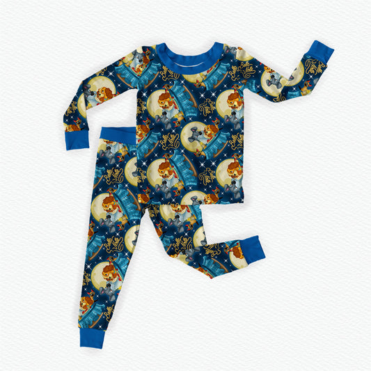 A La Carte Bamboo Long Sleeve Two Piece Pajama Set