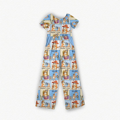 Mama's Girl Youth Bamboo Wide Leg Romper