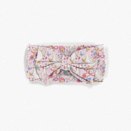 Marie Bamboo Bow Headband