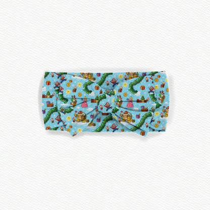 Mario's Christmas Carol Bamboo Bow Headband