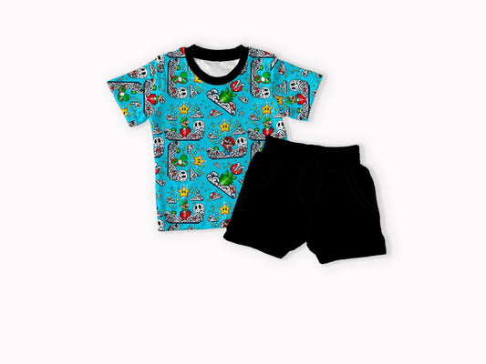 It's-A-Me! Bamboo T-shirt & Shorts Set