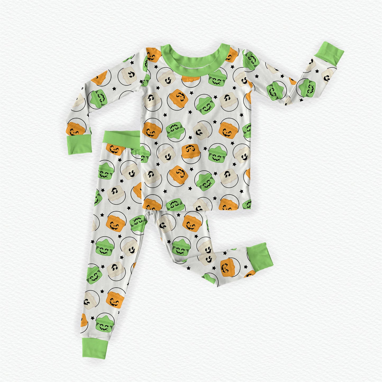 McBoo Bamboo Long Sleeve Two Piece Pajama Set