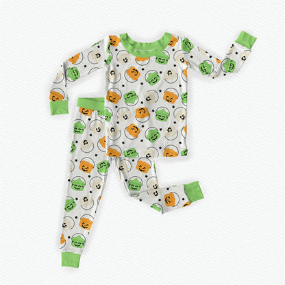 McBoo Bamboo Long Sleeve Two Piece Pajama Set