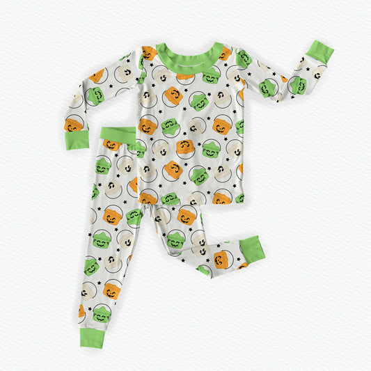 McBoo Bamboo Long Sleeve Two Piece Pajama Set