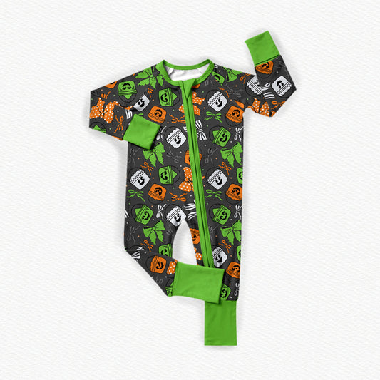 Ghostly Girlies Bamboo Zippy