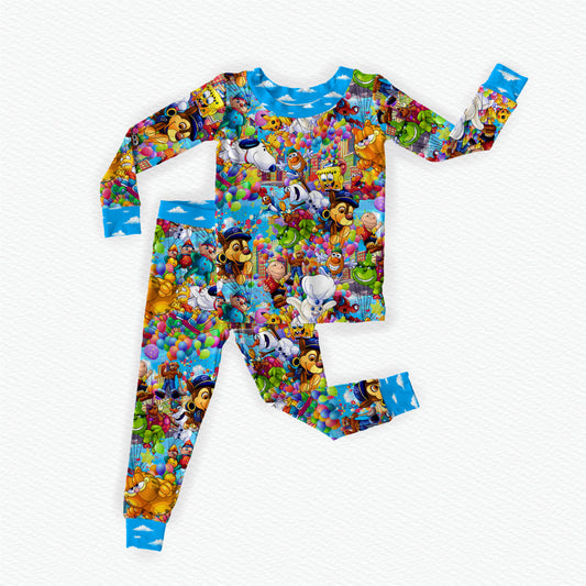 Macy's Thanksgiving Parade Bamboo Long Sleeve Two Piece Pajama Set