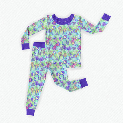Magical Eerie Ears Bamboo Long Sleeve Two Piece Pajama Set