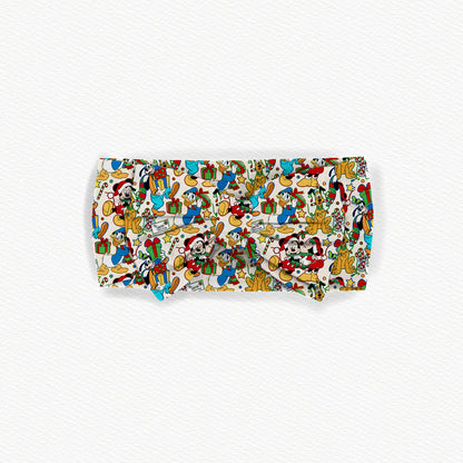 Dear Santa Christmas Bamboo Bow Headband