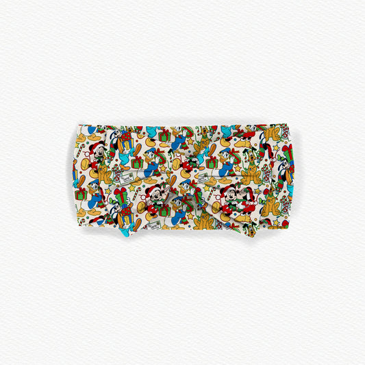 Dear Santa Christmas Bamboo Bow Headband