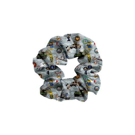 Military Family Bamboo Scrunchie