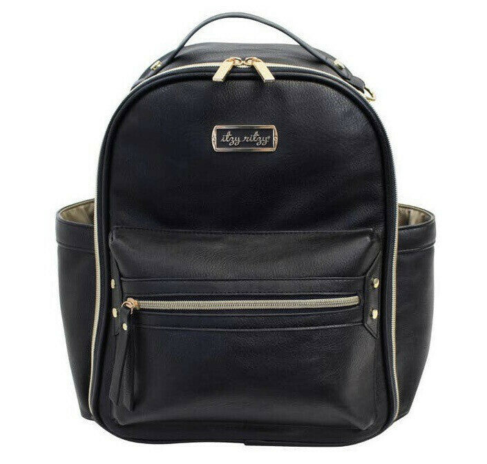 Itzy Ritzy Mini Diaper Bag Boss Backpack Black
