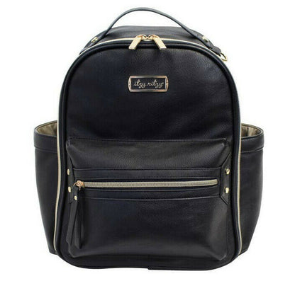 Itzy Ritzy Mini Diaper Bag Boss Backpack Black
