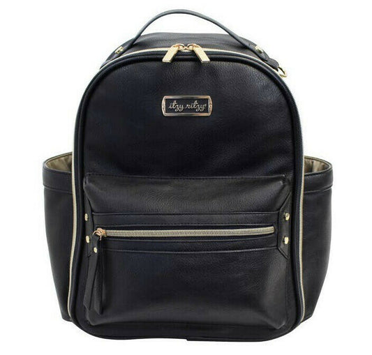 Itzy Ritzy Mini Diaper Bag Boss Backpack Black