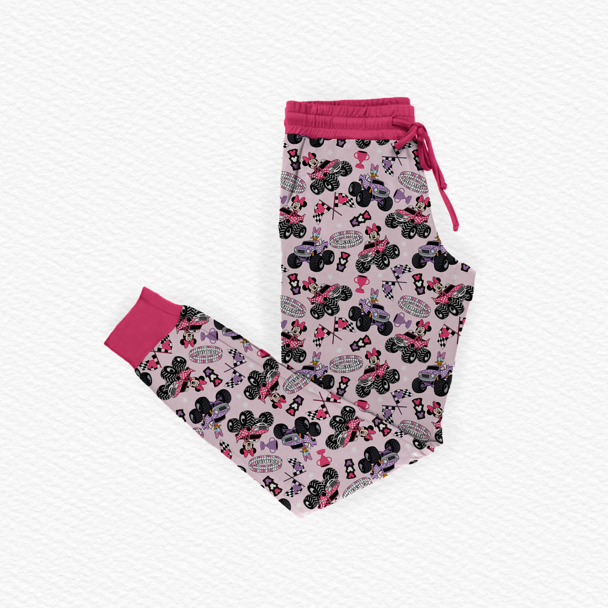 Bows & Burnouts Bamboo Adult Jogger Pants