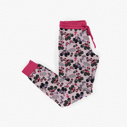Bows & Burnouts Bamboo Adult Jogger Pants