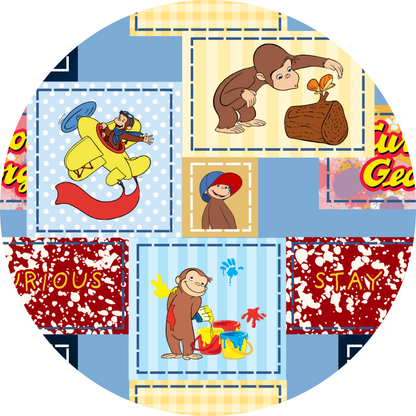 Curious George Patchwork Bamboo Standard Pillowcase