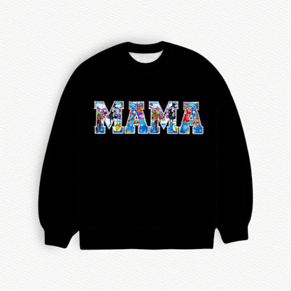 Muppets A Christmas Carol MAMA Embroidered French Terry Bamboo Adult Sweatshirt