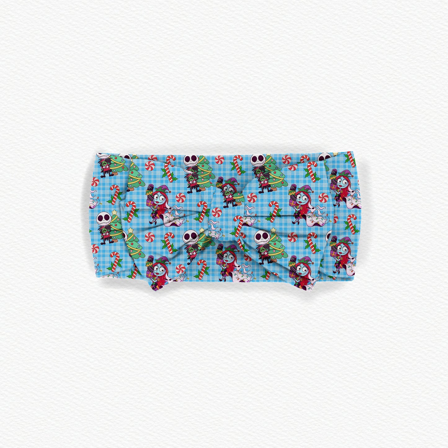 Festive Fright Christmas Bamboo Bow Headband