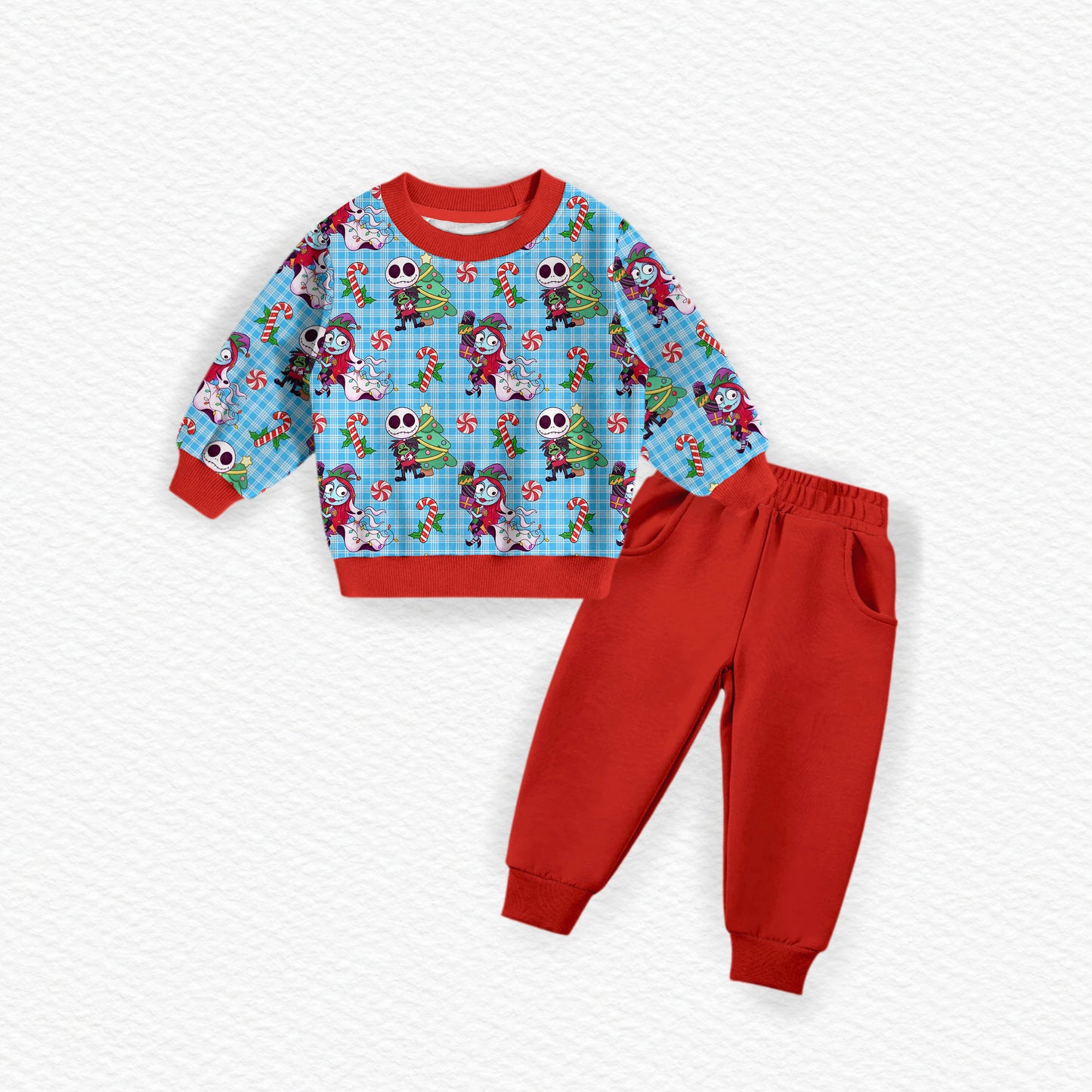 Festive Fright Christmas Bamboo Crewneck & Jogger Set