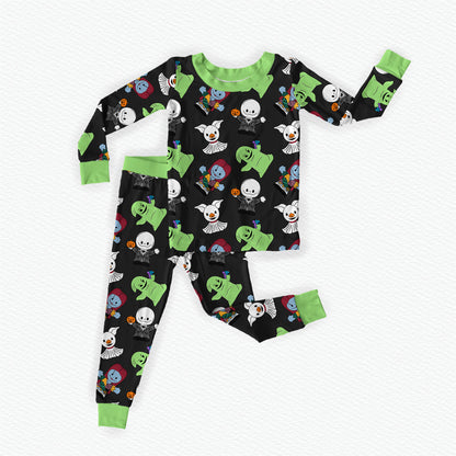 NBC Tiny People Bamboo Long Sleeve & Pants Two Piece Pajama Set