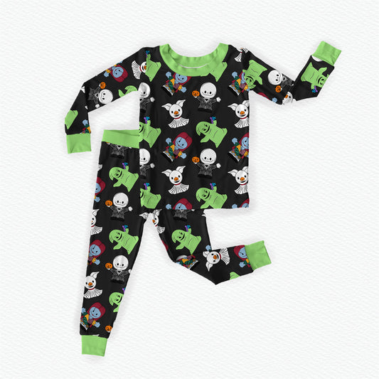 NBC Tiny People Bamboo Long Sleeve & Pants Two Piece Pajama Set