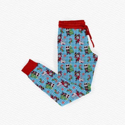 Festive Fright Christmas Bamboo Jogger Style Pants