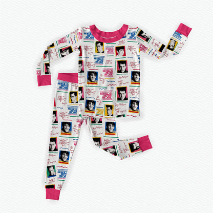 New Kids On The Block Bamboo Long Sleeve Two Piece Pajama Set