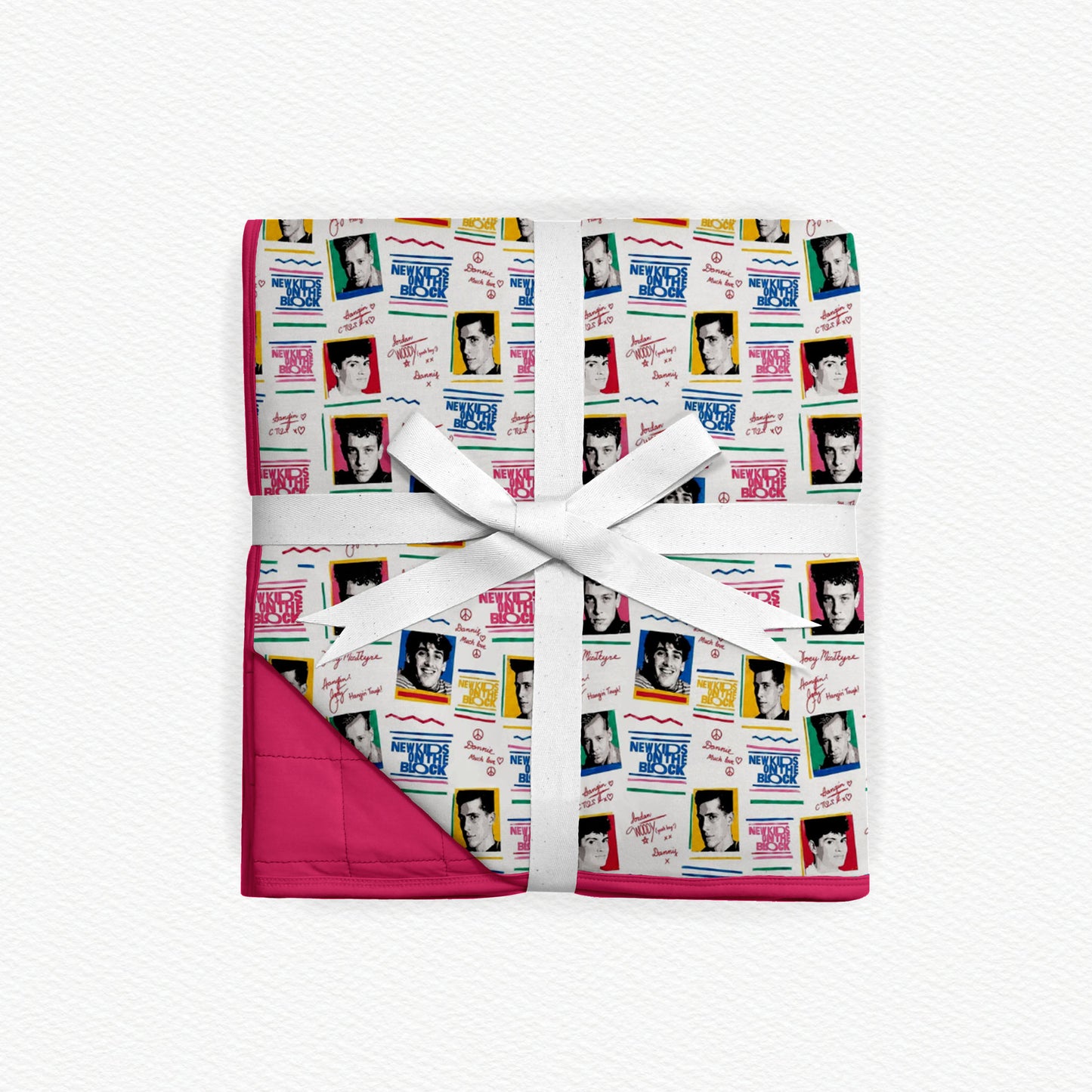 New Kids On The Block Quilted Bamboo Blanket
