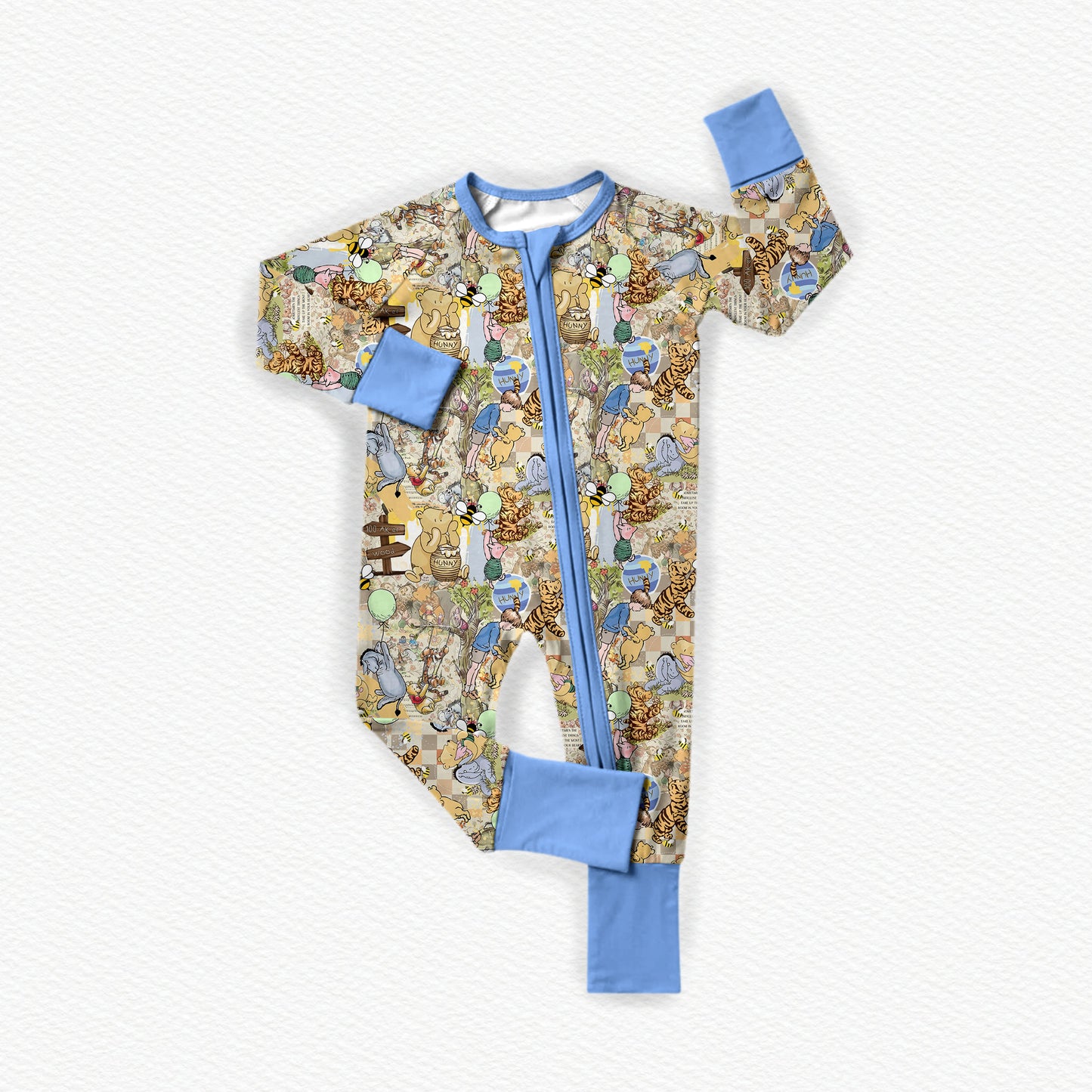 Oh Bother! Bamboo Zippy Pajamas