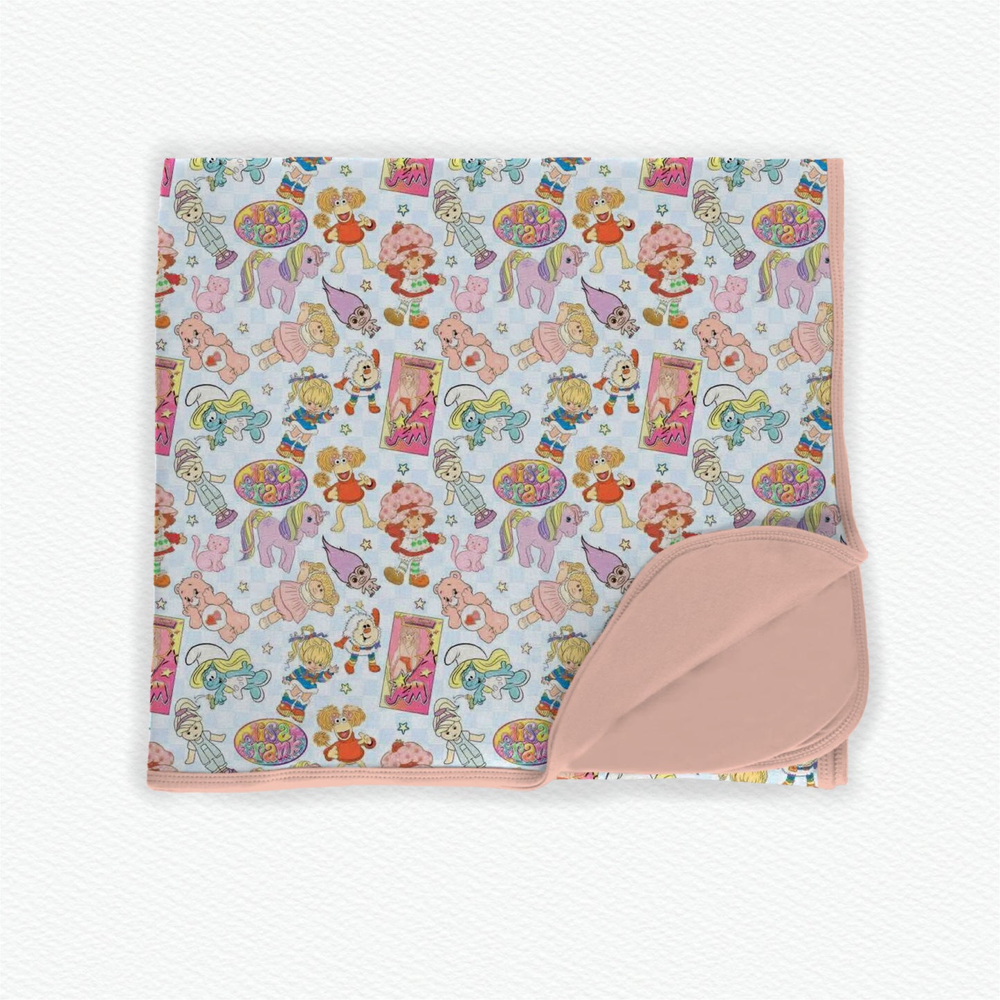 It's Giving Nostalgia Double Layer 50x50 Bamboo Blanket