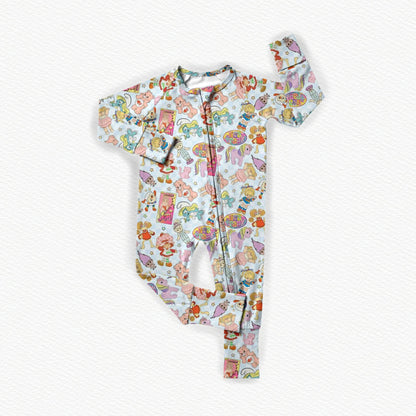 It's Giving Nostalgia Bamboo Zippy Pajamas