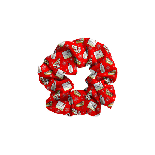 Christmas Tree Cakes Bamboo Scrunchie