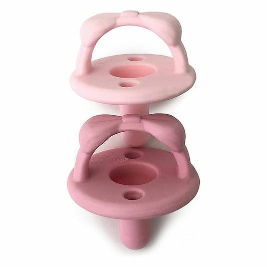 Itzy Ritzy Sweetie Soothers Pink Bows