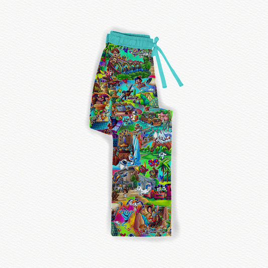 The Park Toons Bamboo Adult Straight Leg Style Pants