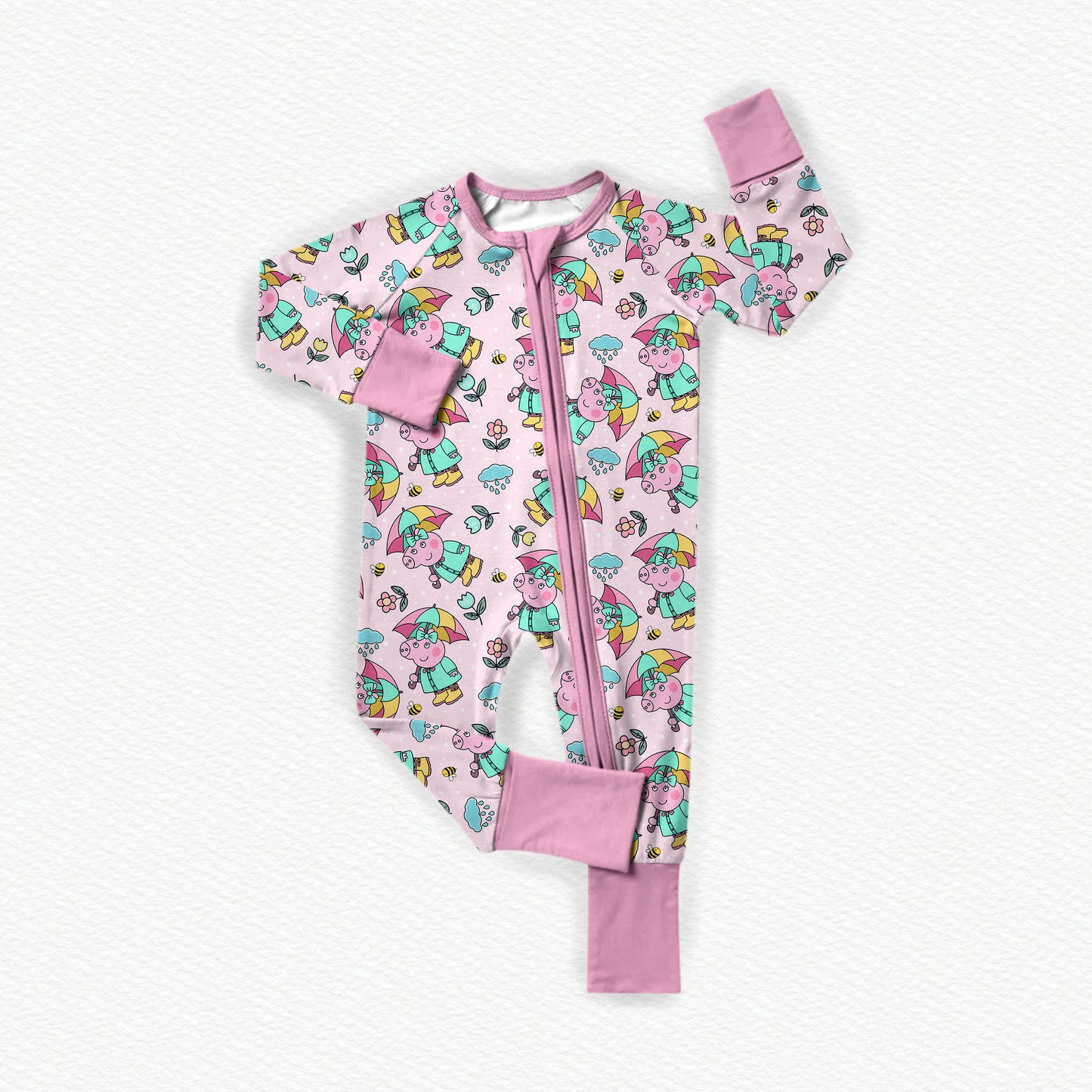 Muddy Puddles Bamboo Zippy Pajamas