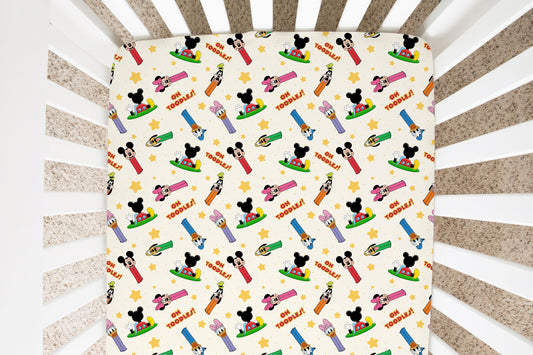 Oh Toodles! Jersey Crib Sheet