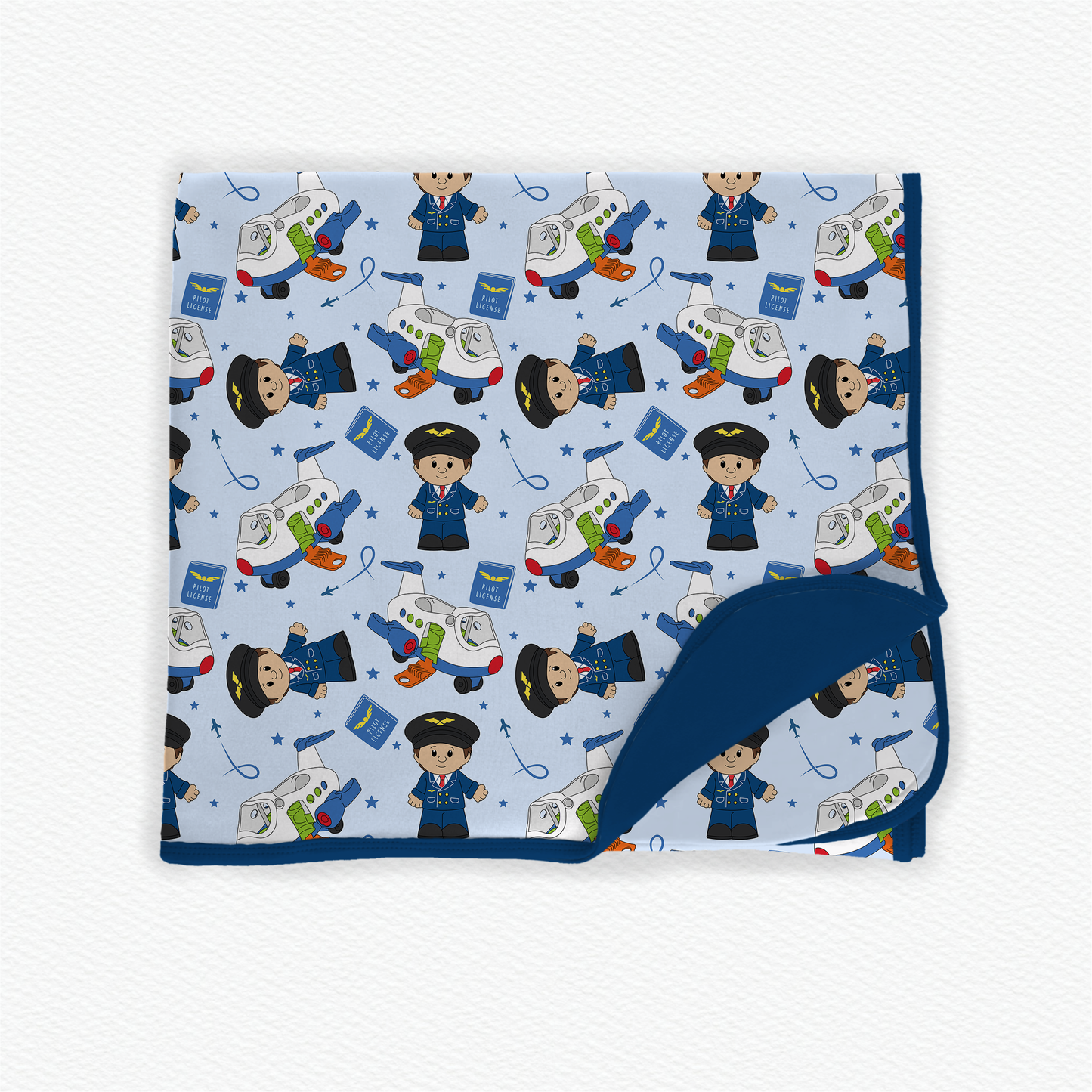 Pilot Tiny People Bamboo Blanket
