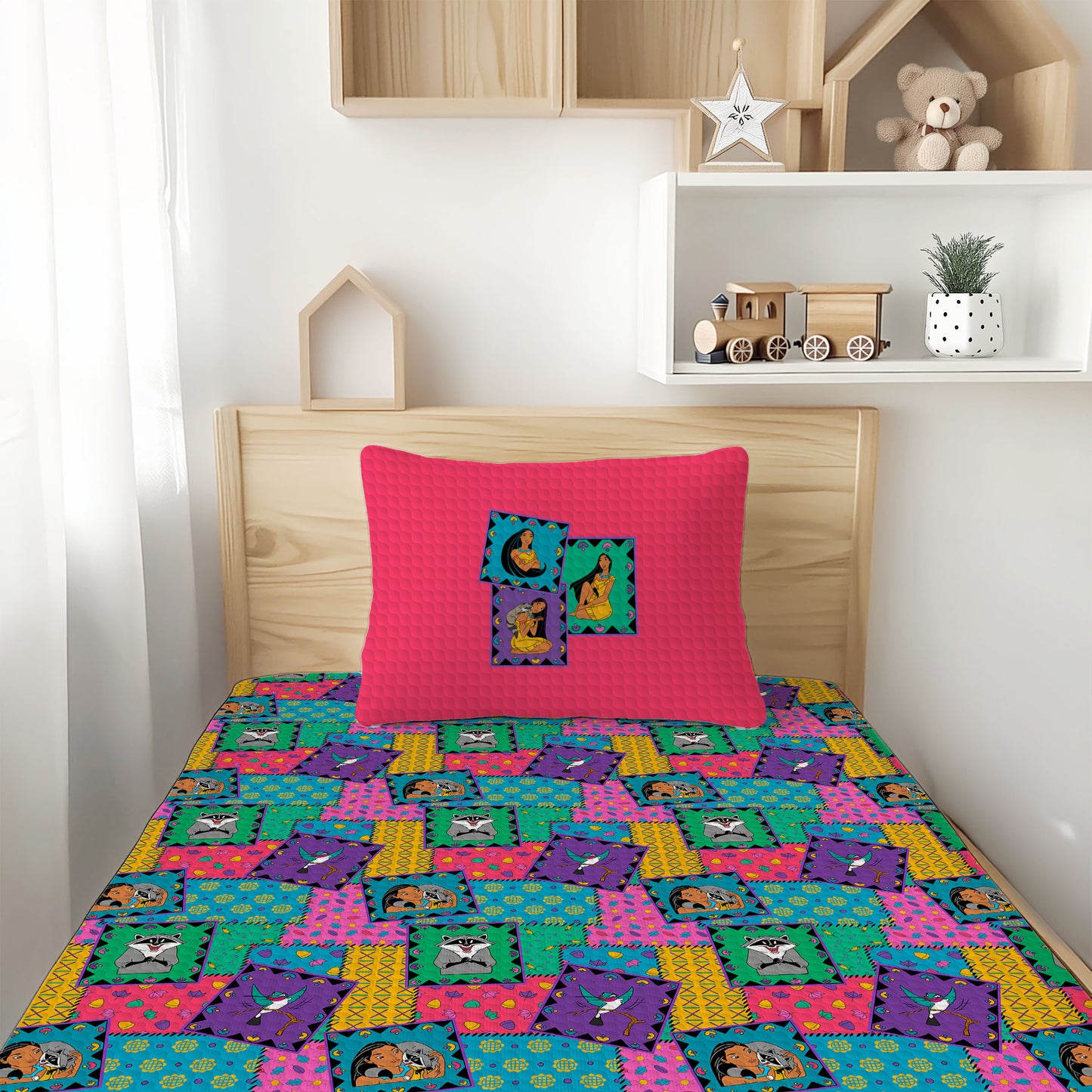 Pocahontas Bamboo Twin Sheet & Pillowcase Set