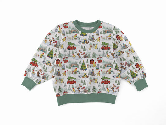 100 Acre Holiday's Bamboo Adult French Terry Crewneck